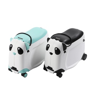 Maleta de dibujos animados de Panda de 21 pulgadas para niños, equipaje de paseo en carrito PP, precio de fábrica, equipaje lindo para niños - Product Image 2