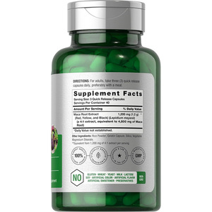 Capsule di Radice di Maca per la Salute Sessuale Maschile, Energizzante Naturale, Potenziatore di Resistenza e Stimolatore della Libido - Product Image 4