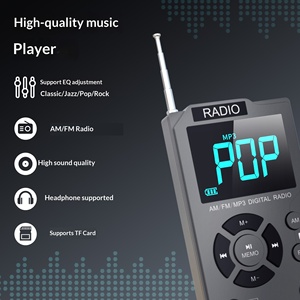 Mini Radio de Bolsillo para Personas Mayores con Pantalla LCD, Batería Recargable, Multifuncional, FM Automático - Product Image 2