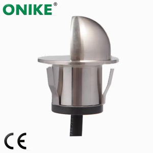 Mini-lampes LED 12V 1,2W IP67 en acier inoxydable, basse tension, demi-lune, pour <span class=keywords><strong>terrasse</strong></span>, escalier, clôture, jardin, éclairage nocturne - Product Image 2