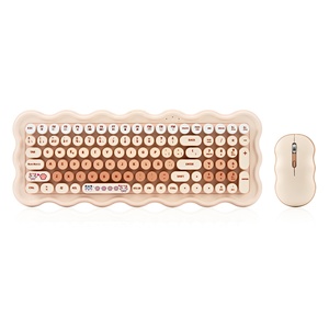 OEM 2.4G tastiera ergonomica senza fili Mouse Combo colorato per ufficio o gioco uso regalo per Desktop o <span class=keywords><strong>computer</strong></span> portatile - Product Image 2