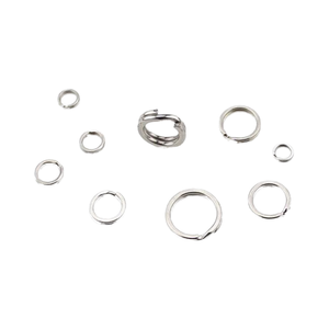 Anillos divididos de pesca de acero inoxidable, anillo sólido de señuelo - Product Image 6