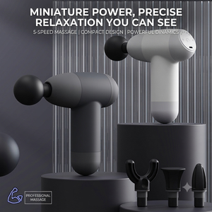 Mini <span class=keywords><strong>pistolet</strong></span> <span class=keywords><strong>de</strong></span> <span class=keywords><strong>massage</strong></span> des tissus profonds - Masseur musculaire à percussion portable à 5 vitesses pour soulager la douleur et favoriser la récupération - Product Image 2