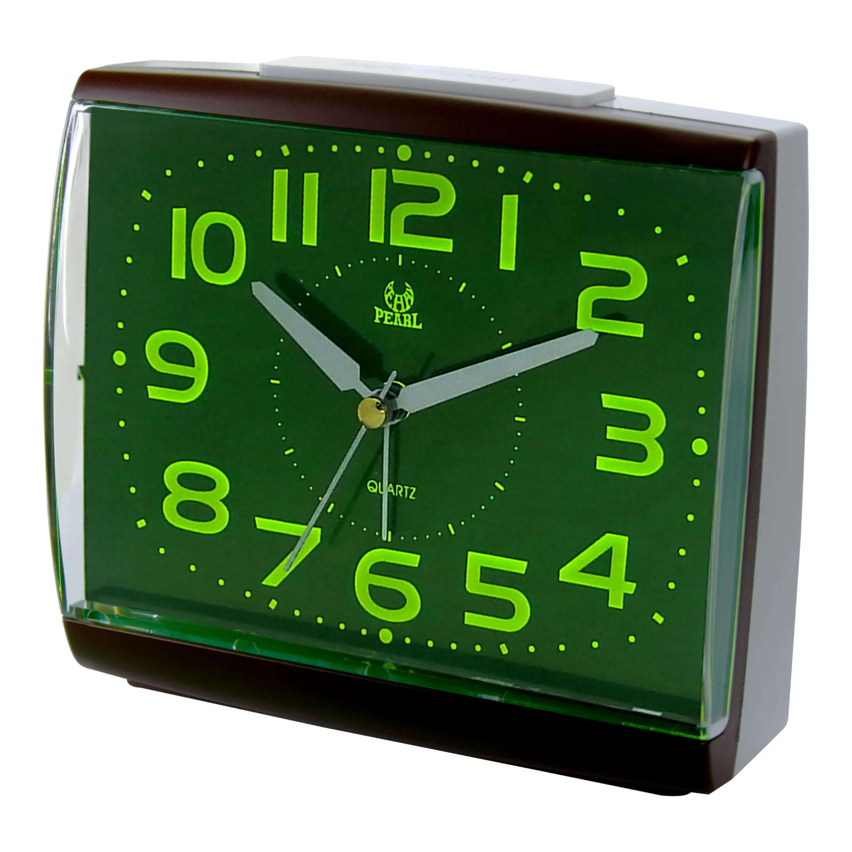 Veilleuse lumineuse en plastique silencieux carré Table bureau analogique personnalisé bip réveil décoration de la maison avec veilleuse horloges