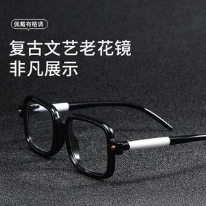 Gafas de Lectura Retro Artísticas JX907 con Marco de PC, Protección Contra Luz Azul, Marco Grueso Hecho a Mano para Hombre - Product Image 6