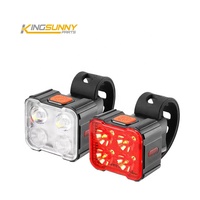 Avertissement de nuit étanche et lumineux à LED pour vélo, accessoires de rechange, rechargeable par USB