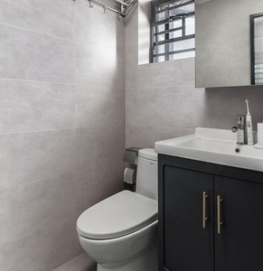 Azulejo de pared <span class=keywords><strong>Vintage</strong></span> para baño, azulejos antideslizantes de 300x600mm, Gris Cemento - Product Image 2