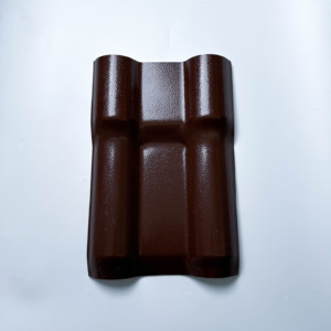 Tuiles de toit en <span class=keywords><strong>PVC</strong></span> imitation ardoise, résistantes à la chaleur, imperméables, ignifuges, design traditionnel pour villas, temples, hôtels - Apparence luxueuse - Product Image 6