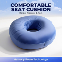 Coussin de siège en mousse matelassé, imperméable, amovible et lavable, pour le coccyx, la sciatique et le traitement pendant la grossesse
