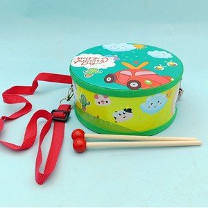 Wholesale Cartoon Print Hand <b>Drum</b> Double SideWith Adjustable Strap And Wood Mallets <b>For</b> Kids Playing - Product Image 5