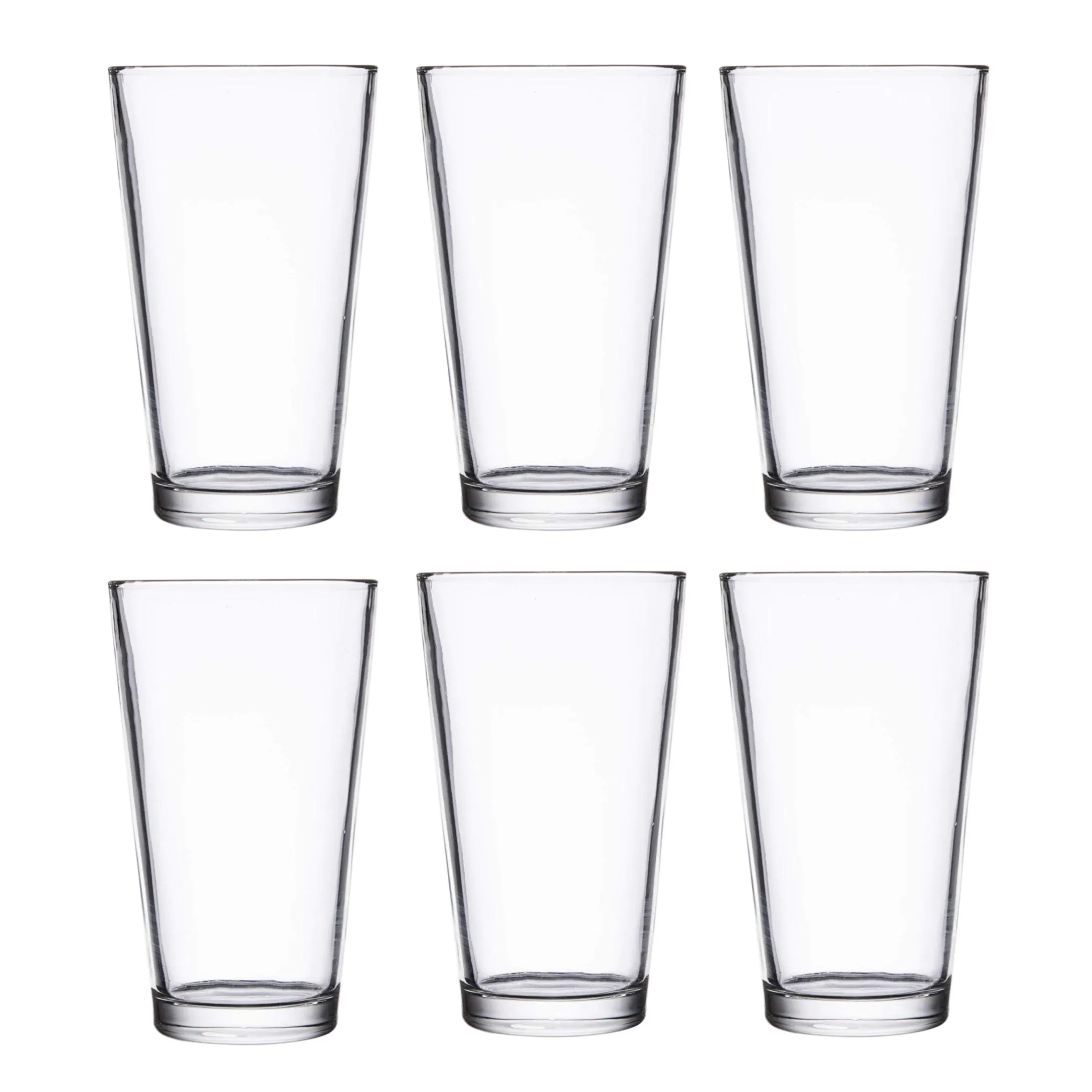 Großhandel günstigen Preis transparent klar benutzer definierte 16oz Pint Gläser Bierkrüge Trinkglas mit Logo-Druck