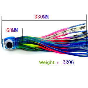 <span class=keywords><strong>Ensemble</strong></span> de leurres de pêche à la traîne en eau salée de 13 pouces, 220 g, pour marlin, thon, mahi-mahi, durado, wahoo, leurres de pêche sportive - Product Image 4
