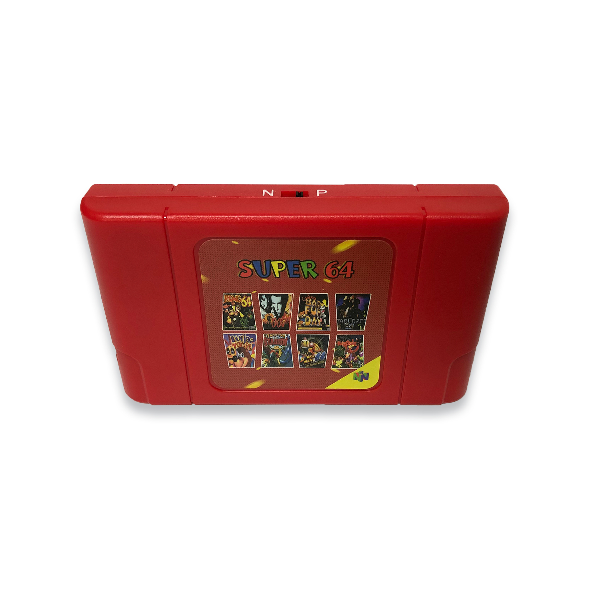 Super 64 DIY 340 in 1 Game Cartridge for N64 Video Game Console Support NTSC & PAL System Super Mario 64 Party 1 2 3 Zelda Quest