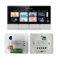 Tuya F5 Pantalla Inteligente Multifunción con WiFi de 6 Pulgadas y Pantalla Táctil IPS con Android 11, Amplificador de Música con Panel Táctil y 8 Botones