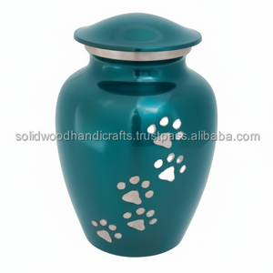 Urnes funéraires pour animaux de compagnie en gros à bas prix, urne funéraire en métal pour cendres et fournitures funéraires pour l'exportation - Product Image 1