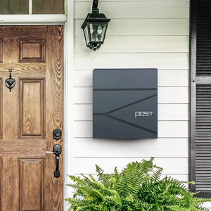 Cassetta postale moderna per esterni Smart in metallo con cassetta postale commerciale montata <span class=keywords><strong>a</strong></span> parete con imballaggio commerciale per la consegna dei pacchi <span class=keywords><strong>Smartbox</strong></span> - Product Image 4