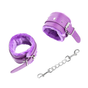 Регулируемые плюшевые наручники с металлическим каркасом, аксессуар для ролевых игр, секс-набор, костюм для ролевых игр, сексуальное белье для тематических игр - Product Image 5