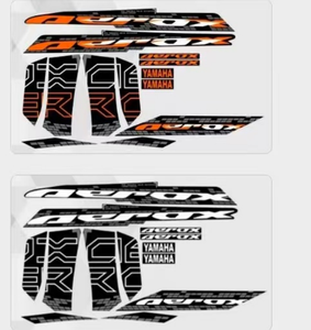 Op maat gemaakte bedrijfssticker, waterdicht, UV-gelamineerd, full colour CMYK/PMS sticker, CFP merk, voorzijde plaatsing voor Aerox <span class=keywords><strong>155</strong></span> - Product Image 2