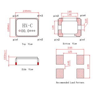 <span class=keywords><strong>Tcxo</strong></span> tinh thể dao động <span class=keywords><strong>SMD</strong></span> 2520 26.000MHz 1.8V - 3.3V ± 0.5ppm siêu chính xác 26MHz <span class=keywords><strong>tcxo</strong></span> - Product Image 3