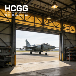 Hangar Modular Personalizado de Acero Industrial para Aviones, Almacén para Aviones Pequeños, Resistente al Viento y a la Carga de Nieve - Product Image 4