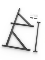 Barre de traction murale en métal robuste FDFIT HR-9633, capacité de charge de 500 lb, usage domestique unisexe, entraînement de force multi-prise