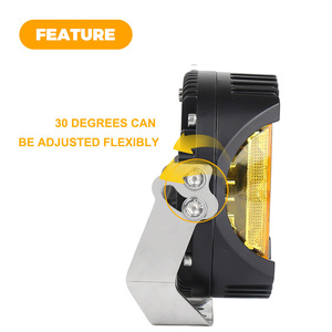 Lumière LED Starway à trois faces de 5 pouces, blanche et jaune, durée de vie de 30 000 heures, pour éclairage tout-terrain - Product Image 1
