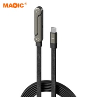 Kabel Pengisi Daya Tipe C 240W 480Mbps Berkualitas Tinggi Grosir, Kabel Penyangga Ponsel 2 in 1