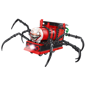 Bloques de Construcción Rebotantes con Temática de Tren Pequeño Charles 8001, Inspirados en Arañas - El Juguete de Rompecabezas Ideal para Niños - Product Image 3