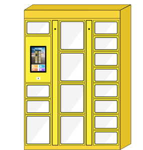 Casillero inteligente de autoservicio para alimentos las 24 horas con apertura de doble cara Cerradura electrónica Estructura ensamblada Unidad de almacenamiento inteligente - Product Image 2