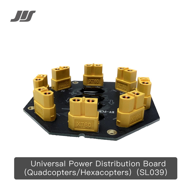 JIS Carbon Fiber Universal Drone Power Distribution Board for Quadcopters/Hexacopters Compatible M410/415/420 M610/615/620