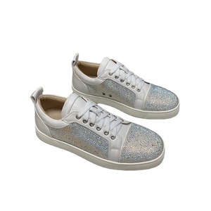 2026 Original <b>Top</b> Designer Factory Red Bottom PU Upper Casual Shoes Comfortable Soft Pedal Head <b>Walking</b> Sports Genuine Leather - Product Image 6