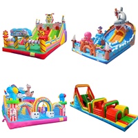 Castillo Inflable Personalizado de Fábrica, Tobogán, Parque Infantil al Aire Libre, Casa de Brinco, Juegos Deportivos, Equipo de Entretenimiento Combinado Inflable
