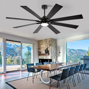 พัดลมเพดานอัจฉริยะขนาด 62 นิ้ว รุ่นขายดีปี 2025 ควบคุมผ่านแอป Tuya รองรับ Google <span class=keywords><strong>Alexa</strong></span> รีโมทคอนโทรล มอเตอร์ DC ไฟ LED ใช้ได้ทั้งภายนอกและภายในบ้าน เหมาะสำหรับโรงแรมและที่พักอาศัย - Product Image 4