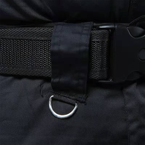 Uniforme de sécurité de haute qualité, ensemble noir, fournisseur, été, extérieur, pour hommes, <span class=keywords><strong>fabricant</strong></span> d'uniformes, noir uni - Product Image 6