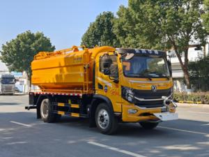 Rental Preferred VASOL T3 10-12CBM Jet Vacuum Truck Three Working Functions For Septic Cleaning & Road Spraying Business - Product Image 2