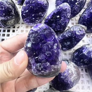 Pequeño adorno Cristal de roca <span class=keywords><strong>natural</strong></span> Amatista <span class=keywords><strong>Uruguay</strong></span> Pequeño racimo de geoda para curar - Product Image 5