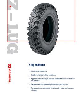 ยางรถบรรทุกยี่ห้อเมนเซล ขนาด 6.40/6.50-13-6PR แบบ Z-LUG - Product Image 4