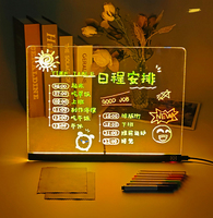 Tableau de dessin éducatif à LED réutilisable pour enfants de 5 à 7 ans, avec fonction néon