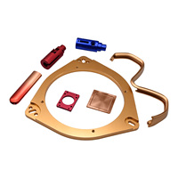 Services de fraisage CNC de précision, plaque en aluminium anodisée de couleur personnalisée, support pour pièces de robotique