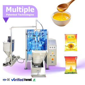 Máquinas de Llenado de Bolsas y Envases para Aceite de Oliva de Entrega Rápida, Máquina de Envasado Vertical para Líquidos y Ghee - Product Image 1