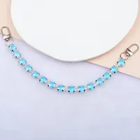 Chaîne de strass moka 10MM avec fermoirs dorés et argentés, style tige, pour décoration de sacs à main, accessoires de décoration pour robes de mariée et vêtements DIY