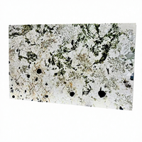 Luxuriöse Moderne Natürliche Alpinus Transluzente Granit-Design Polierte Großformatige Platte Feder-Kristallstein mit Design Küchenarbeitsplatte