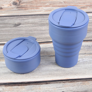 Taza plegable de silicona para beber al aire libre, taza de café Kean Cup10 de alta calidad, el mejor precio, 375Ml - Product Image 4