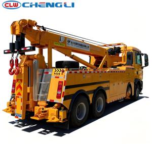 รถยกขนาดใหญ่พิเศษ Sinotruk HOWO 8x4 แบบปรับแต่งได้ พร้อมระบบเครนไฮดรอลิกเต็มรูปแบบ สำหรับกู้ภัยยานพาหนะในงานเหมือง - Product Image 5