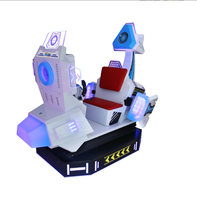 Haute qualité monnayeur enfants équipement de jeu électronique simulateur Arcade Fighter Machine de jeu enfants Machine d'amusement