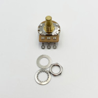 Potentiomètre de guitare CTS 16MM à axe en cuivre A250K B250K A500K B500K pour le contrôle du volume et du tonalité des guitares électriques