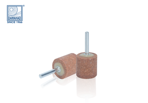 Tête de meulage cylindrique D1 25.25.6, polisseuses à alésage, oxyde d'aluminium, diamètre 25 mm, épaisseur personnalisée pour polisseuse - Product Image 2