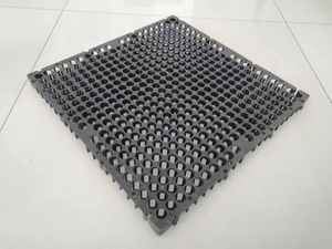 Tapis de drainage alvéolé de 3 cm pour terrasse et jardin, gazon synthétique en <span class=keywords><strong>plastique</strong></span> avec géotextile de 250 g/m² - Product Image 4