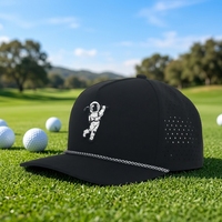 Casquettes laser 5 panneaux de haute qualité avec logo personnalisé et patch en caoutchouc pour événements de mariage haut de gamme