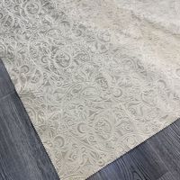 100% Polyester Floral Tissu D'ameublement Prix Compétitif Colle En Relief Holland Velvet Warp Tricoté Type pour Canapé Doublure Rideau